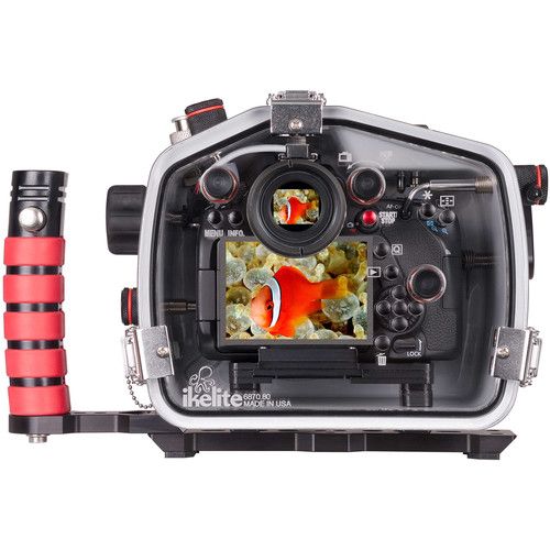  Ikelite 200DL Underwater Housing for Canon EOS 80D with Dry Lock Port Mount (200')