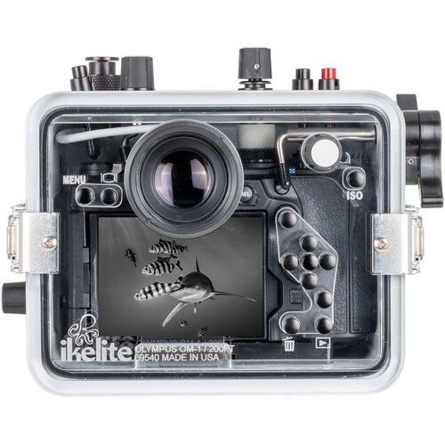  Ikelite 200DLM/B Underwater Housing for OM System OM-1 Mirrorless Cameras