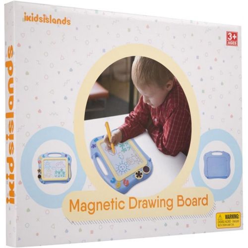  [아마존베스트]ikidsislands IKS86P [Travel Size] Color Magnetic Drawing Board for Kids, Doodle Board for Toddlers, Sketch Pad Toy for Little Girls (Pink)