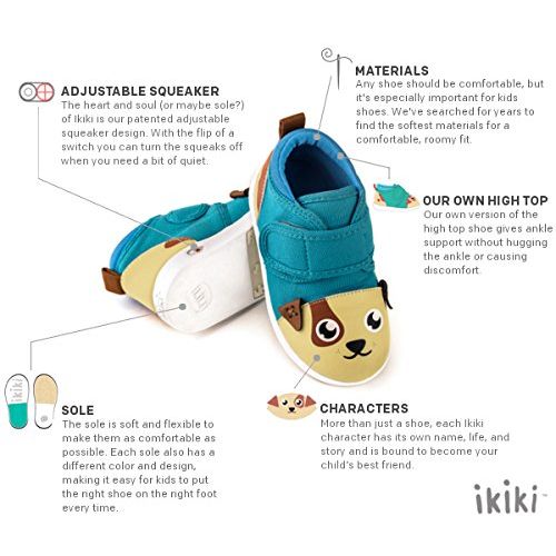  Ikiki ikiki Squeaky Shoes for Toddlers with On/Off Squeaker Switch