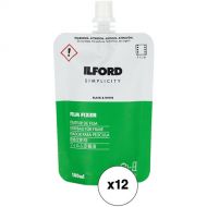 Ilford Simplicity Black and White Film Fixer (100mL, 12-Pack)