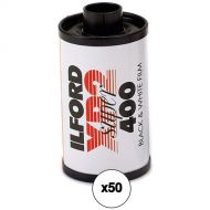 Ilford XP2 Super Black and White Negative Film (35mm Roll Film, 36 Exposures, 50-Pack)