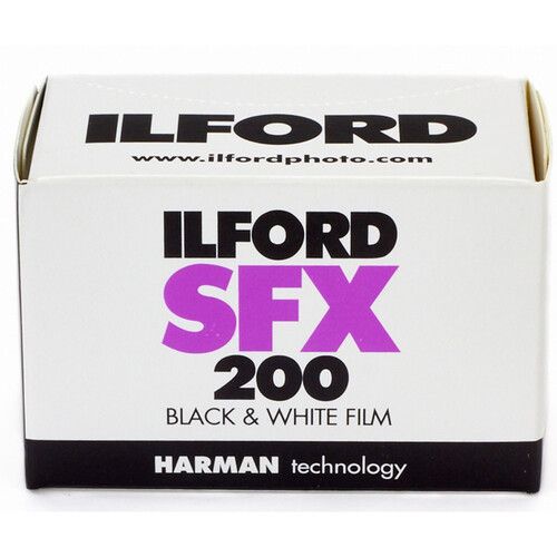  Ilford SFX 200 Black and White Negative Film (35mm Roll Film, 36 Exposures)
