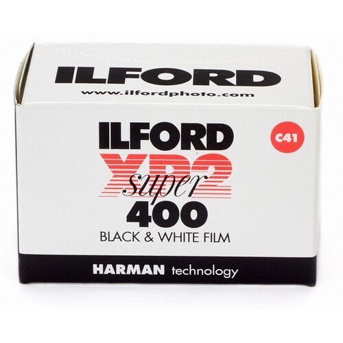  Ilford XP2 Super Black and White Negative Film (35mm Roll Film, 36 Exposures)