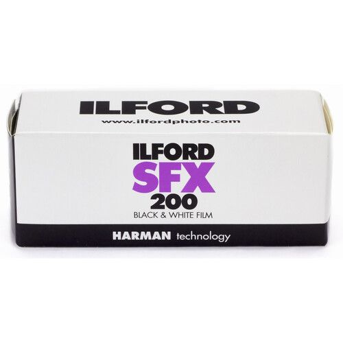  Ilford SFX 200 Black and White Negative Film (120 Roll Film)