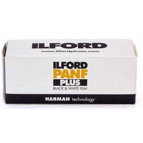  Ilford Pan F Plus Black and White Negative Film (120 Roll Film)