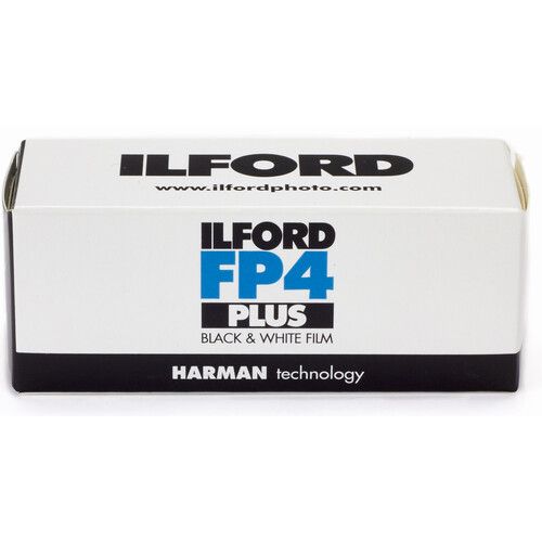  Ilford FP4 Plus Black and White Negative Film (120 Roll Film)