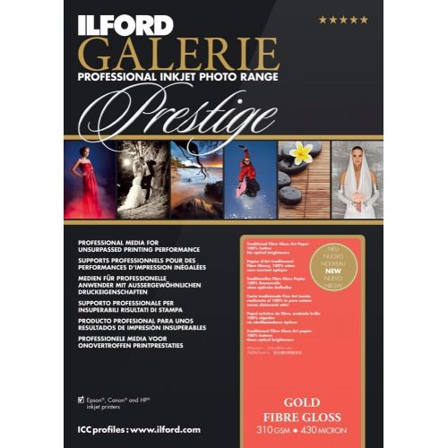  Ilford ILFORD 2004034 GALERIE Prestige Gold Fibre Gloss - 17 Inches x 39 Feet Roll