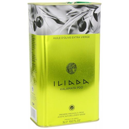  Iliada Extra Virgin Olive Oil Tin, 3 Liter