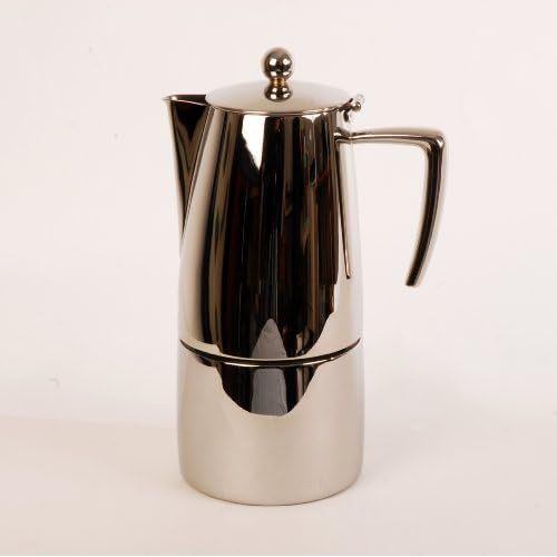  Ilsa Slancio Espresso Coffee Maker, 10Cup, Polished