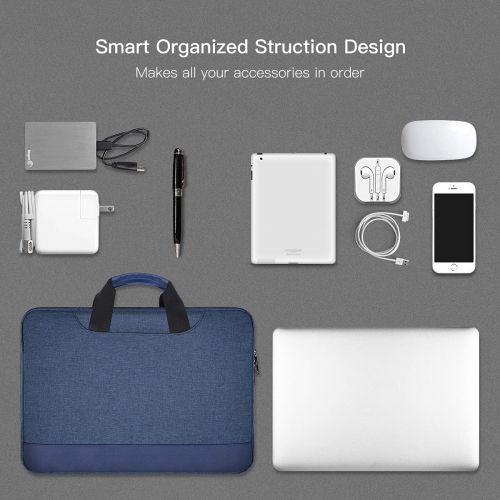  [아마존베스트]ImComor 13.5-15 Waterproof Laptop Sleeve Briefcase Men Women Bag with Organizer for Lenovo Yoga C930 13.9, Dell Inspiron 13 7000, HP Chromebook 14, Huawei MateBook X Pro, ASUS Surface Carr