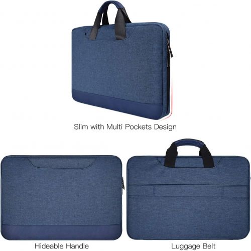  [아마존베스트]ImComor 13.5-15 Waterproof Laptop Sleeve Briefcase Men Women Bag with Organizer for Lenovo Yoga C930 13.9, Dell Inspiron 13 7000, HP Chromebook 14, Huawei MateBook X Pro, ASUS Surface Carr