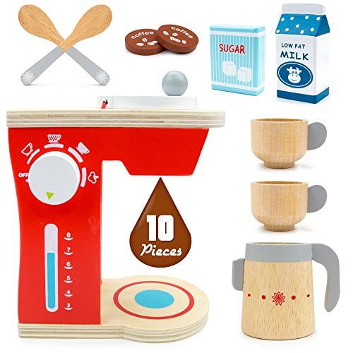 브라이벨리 Imagination Generation Good Mornings Coffee Maker Breakfast Playset | Food Toys Pretend Play