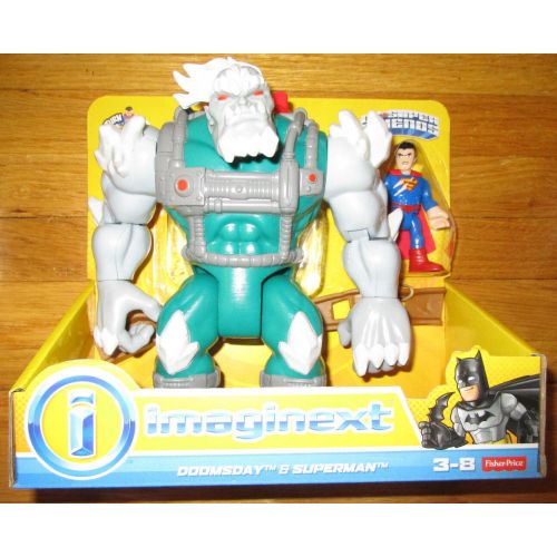  Imaginext DC Super Friends DOOMSDAY AND SUPERMAN 2 PACK NEW 2016 VHTF