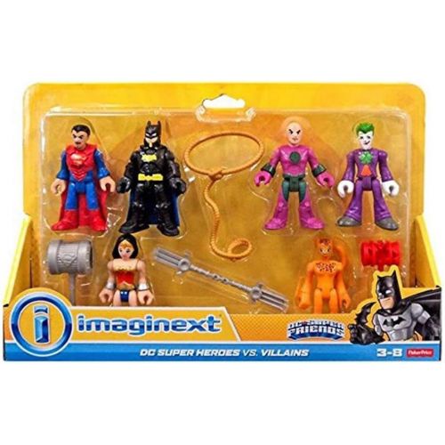  Fisher-Price Imaginext DC Super Heroes vs. Villains Exclusive 6-Pack