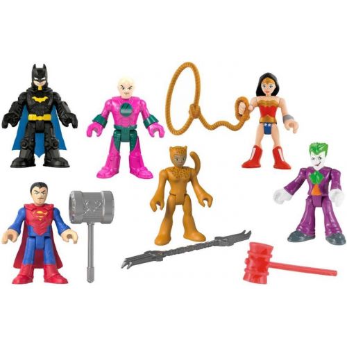  Fisher-Price Imaginext DC Super Heroes vs. Villains Exclusive 6-Pack