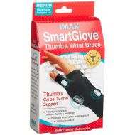 Imak Smart Glove With Thumb & Carpal Tunnel Support, Medium (Pack of 2)