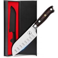 Santoku Knife - imarku 5 inch Kitchen Knife Ultra Sharp Asian Knife Japanese Chef Knife - German HC Stainless Steel 7Cr17Mov - Ergonomic Pakkawood Handle, Best Choice for Home Kitc