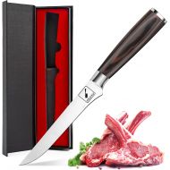 [아마존베스트]imarku Boning Knife, 6-Inch Fillet Knife with Razor Sharp High Carbon Stainless Steel and Pakkawood Handle for Meat and Poultry