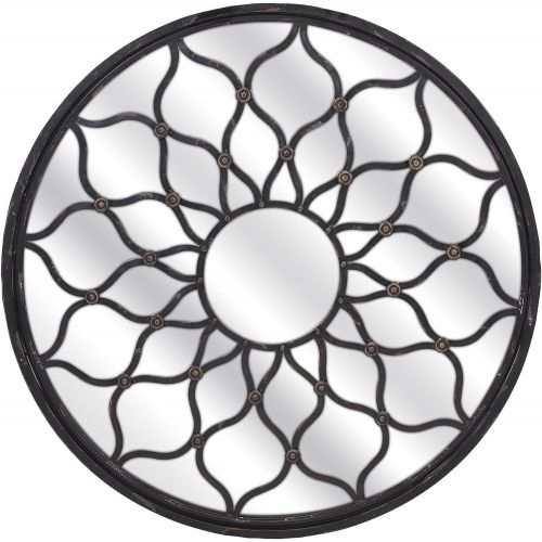  Imax 85815 Maske Iron Mirror - Round, 42x42x1.5