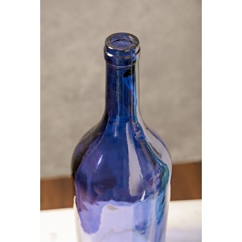  Imax IMAX 96400-3 Monteith Blue Cloche Bottles, Set of 3