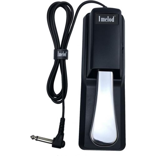  [아마존베스트]Imelod Digital Piano and Keyboard Sustain Pedal for Yamaha,Roland,Casio,Korg,Behringer,Moog - Universal Foot Pedal Black