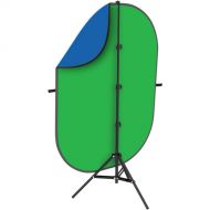 Impact Collapsible Background Kit (5 x 7', Chroma Blue/Chroma Green)