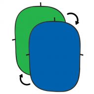 Impact Collapsible Background (Chroma Blue/Chroma Green, 5 x 7')