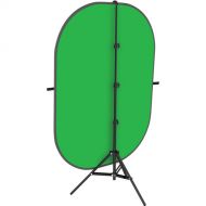 Impact 5x7' Collapsible Background Kit (Chroma Green)