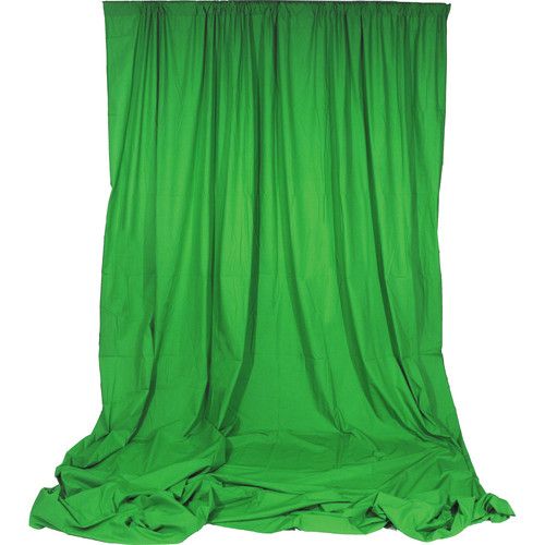  Impact Background System Kit with 10x12' Black, White, Chroma Green Muslins