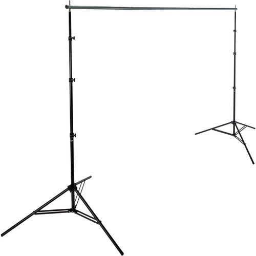  Impact Background System Kit with 10x12' Black, White, Chroma Green Muslins