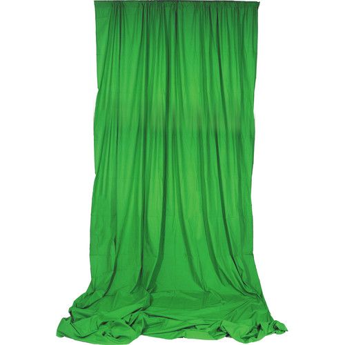  Impact Background System Kit with 10x24' White, Black and Chroma Green Muslins