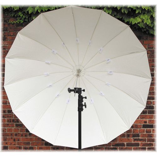  Impact 7' Improved Parabolic Umbrella (White/Black)