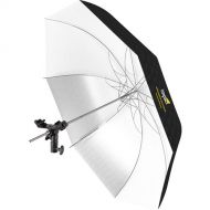 Impact Twin Shoe Umbrella Bracket with Convertible White Umbrella (32