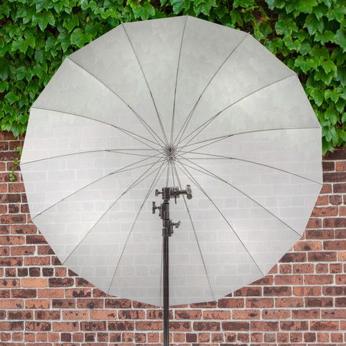  Impact 7' Parabolic Umbrella (White Translucent)