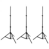 Impact Light Stand Kit (Black, 6', 3-Pack)