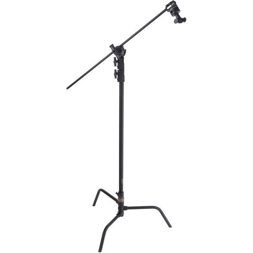  Impact 3x C-Stand with Turtle Base, Grip Head, 40