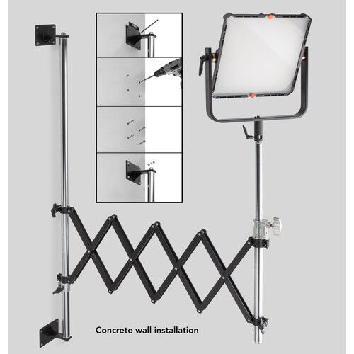  Impact Wall Mount Scissor Boom