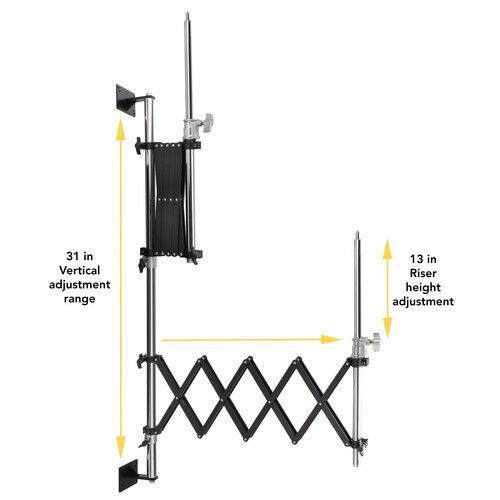  Impact Wall Mount Scissor Boom