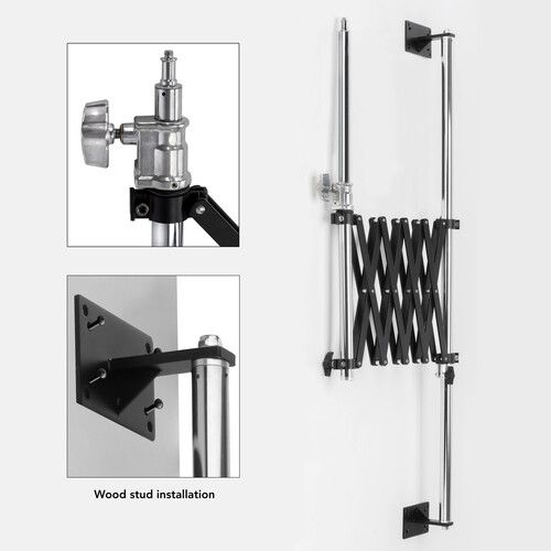  Impact Wall Mount Scissor Boom