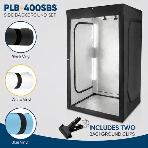  Impact PLB-400SBS Side Background Set for PLB-400 Pro Photo LED Booth