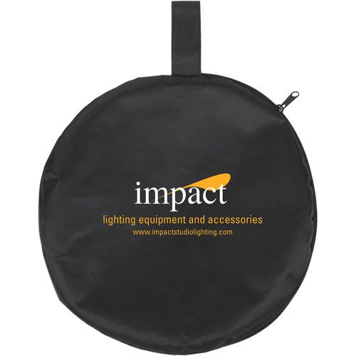  Impact Circular Collapsible Reflector with Handles (Silver/White, 32