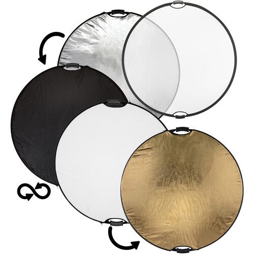  Impact 5-in-1 Collapsible Circular Reflector with Handles (32