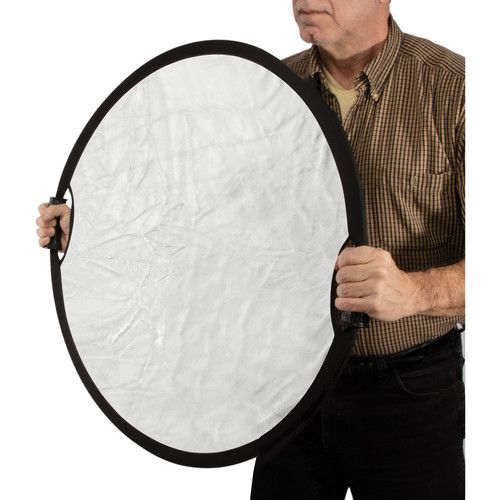  Impact Circular Collapsible Reflector with Handles (Gold/Silver, 22