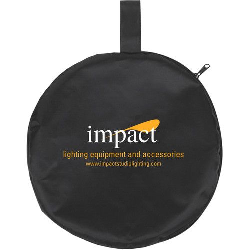  Impact Circular Collapsible Reflector with Handles (Soft Gold/White, 22