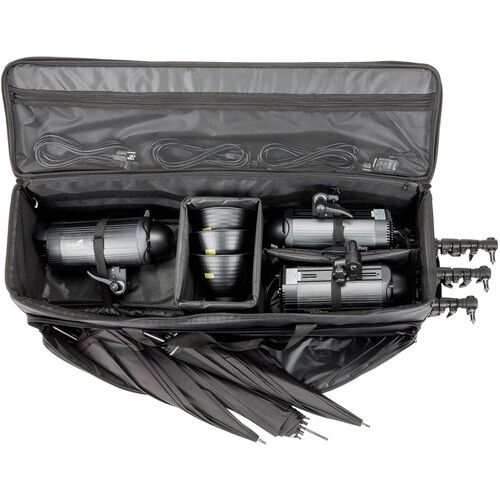  Impact 500Ws Digital Monolight 3-Light Kit with Travel Case