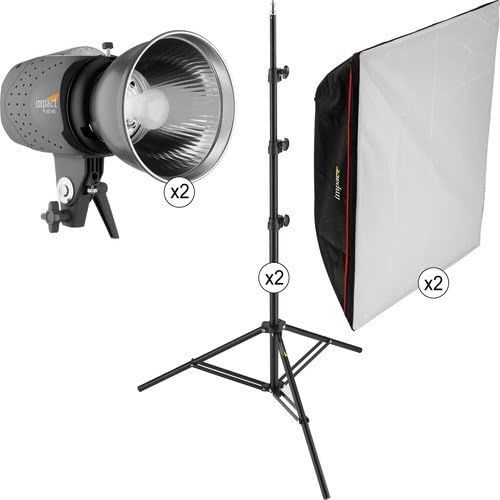  Impact Two Monolight Softbox Kit (120VAC)