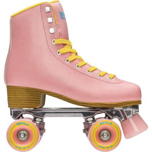  Impala Rollerskates Girls Impala Quad Skate (Big Kid/Adult) Pink/Yellow 7 (US Mens 5, Womens 7) M