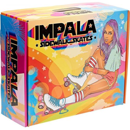  Impala Rollerskates Girls Impala Quad Skate (Big Kid/Adult) Leopard 7 (US Mens 5, Womens 7) M