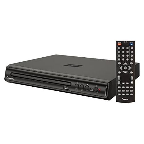  [아마존베스트]Impecca Compact DVD Player  Digital DVD Player with Remote Control and Built-in PAL/ NTSC System, USB Input DVD Player (DVHP9109)